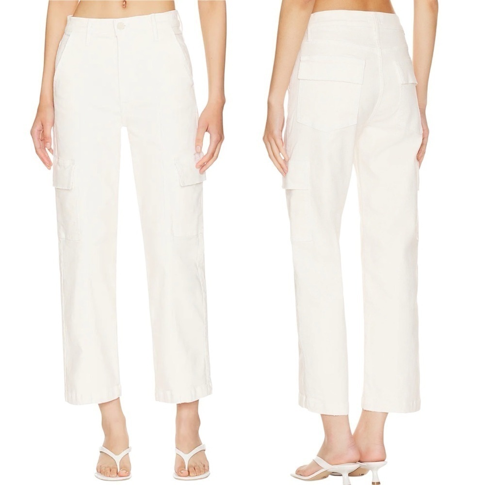 MOTHER x REVOLVE‎ The Rambler Cargo Ankle Pant in Cream Puffs